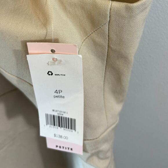 Banana Republic Bi-Stretch Racer-Neck Sheath Dress Tan Size 4P NWT - Picture 8 of 8